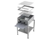 MUE Gas-Kombibräter 2-flammig