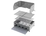 MUE Gas-Kombibräter 4-flammig