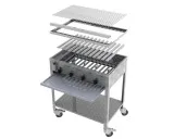 MUE Gas-Kombibräter 4-flammig