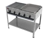 MUE Gas-Kombibräter 5-flammig