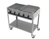MUE Gas-Kombibräter 5-flammig