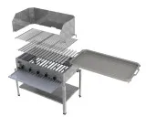 MUE Gas-Kombibräter 5-flammig