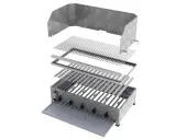 MUE Gas-Kombibräter 5-flammig