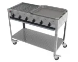 MUE Gas-Kombibräter 6-flammig