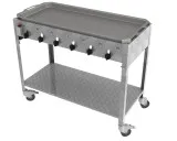 MUE Gas-Kombibräter 6-flammig