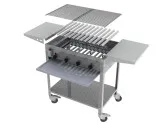 MUE Gas-Kombibräter 4-flammig