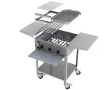 MUE Gas-Kombibräter 3-flammig