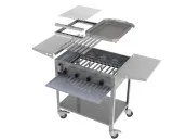 MUE Gas-Kombibräter 4-flammig