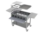 MUE Gas-Kombibräter 5-flammig