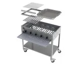 MUE Gas-Kombibräter 5-flammig