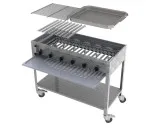 MUE Gas-Kombibräter 6-flammig