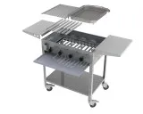 MUE Gas-Kombibräter 4-flammig