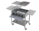 MUE Gas-Kombibräter 4-flammig