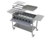 MUE Gas-Kombibräter 6-flammig