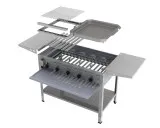 MUE Gas-Kombibräter 5-flammig