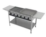 MUE Gas-Kombibräter 6-flammig