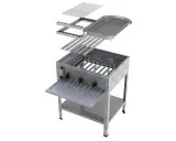 MUE Gas-Kombibräter 3-flammig