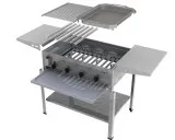 MUE Gas-Kombibräter 4-flammig