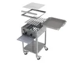 MUE Gas-Kombibräter 2-flammig