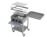 MUE Gas-Kombibräter 3-flammig