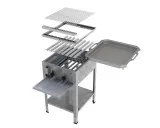 MUE Gas-Kombibräter 2-flammig