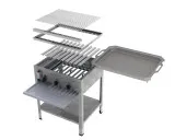 MUE Gas-Kombibräter 3-flammig