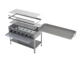 MUE Gas-Kombibräter 6-flammig