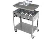 MUE Gas-Kombibräter 4-flammig