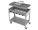 MUE Gas-Kombibräter 5-flammig