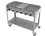 MUE Gas-Kombibräter 6-flammig