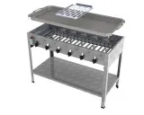 MUE Gas-Kombibräter 6-flammig