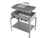 MUE Gas-Kombibräter 4-flammig