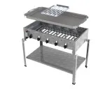 MUE Gas-Kombibräter 5-flammig