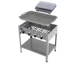 MUE Gas-Kombibräter 4-flammig