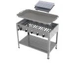 MUE Gas-Kombibräter 5-flammig