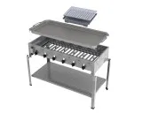 MUE Gas-Kombibräter 6-flammig