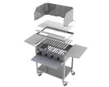 MUE Gas-Kombibräter 4-flammig