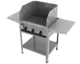 MUE Gas-Kombibräter 3-flammig