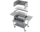 MUE Gas-Kombibräter 4-flammig