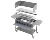 MUE Gas-Kombibräter 6-flammig