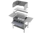 MUE Gas-Kombibräter 4-flammig