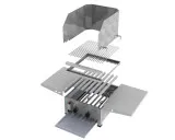 MUE Gas-Kombibräter 2-flammig