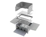 MUE Gas-Kombibräter 3-flammig