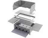 MUE Gas-Kombibräter 4-flammig