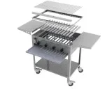 MUE Gas-Kombibräter 4-flammig