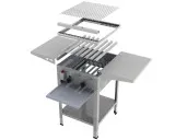 MUE Gas-Kombibräter 2-flammig