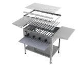 MUE Gas-Kombibräter 4-flammig