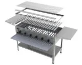 MUE Gas-Kombibräter 6-flammig