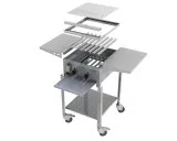 MUE Gas-Kombibräter 2-flammig