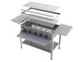 MUE Gas-Kombibräter 5-flammig